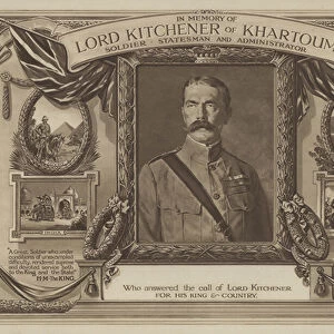 In Memory of Lord Kitchener of Khartoum (litho)