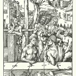 The Mens Bath (engraving)