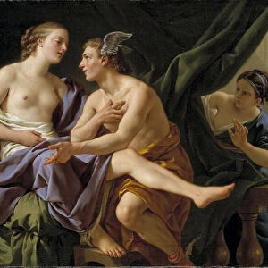 Mercure, Herse et Aglaure - Mercury, Herse and Aglaurus, by Lagrenee