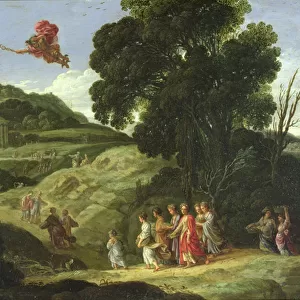 Mercury and Herse, c. 1605-08 (oil on canvas)
