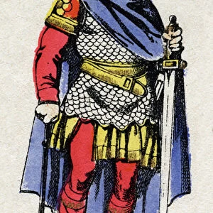 Merovingian dynasty: Portrait of Charles Martel (v. 688-741