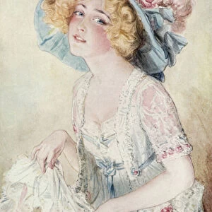 The Merry Widow: Frou-Frou (colour litho)