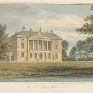 Middlesex - Gunnersbury House, 1824 (w / c on paper)