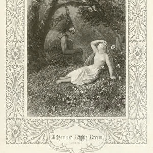 A Midsummer Nights Dream, Act III, scene i (engraving)