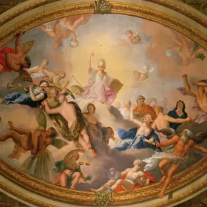 Minerva surrounded by the Arts and Sciences, detail from The Banqueting House, 1701 (painted ceiling)