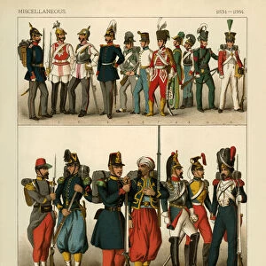 Miscellaneous Costumes 1834-1864