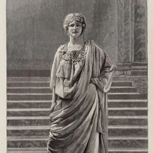 Miss Mary Anderson as Hermione in "A Winters Tale"(engraving)