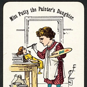 Miss Putty The Painters Daughter (colour litho)