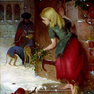 Mistletoe Seller, 1871 (oil on canvas)