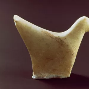 Model of a bird, early Cycladic, c. 2800-2300 BC (marble)
