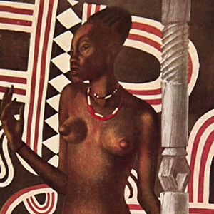 Molende, la Mangbetou, from Dessins et Peintures d Afrique