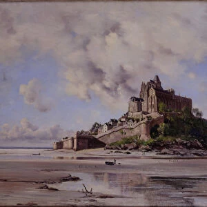 Mont Saint-Michel, North-east Side, 1881 (oil on canvas)