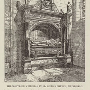 The Montrose Memorial in St Giless Church, Edinburgh (engraving)