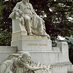 Monument to Johannes Brahms, 19th century (sculpture)