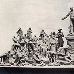 Monument to the Workers (B / W photo, 1902-1904)