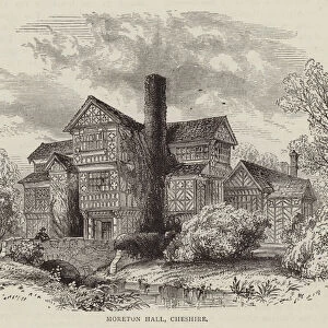 Moreton Hall, Cheshire (engraving)