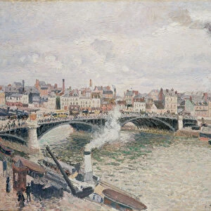 Morning, An Overcast Day, Rouen, 1896 (oil on canvas)