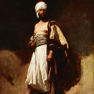A Moroccan; Un Marroqui, c. 1862 (oil on canvas)