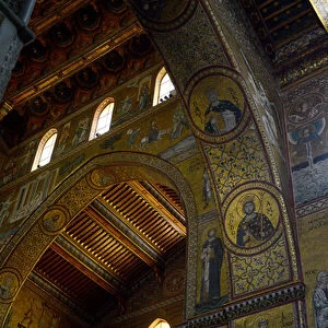 Mosaics, interior, 12th century (mosaic)