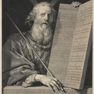 Moses Presenting the Ten Commandments, 1699 Moses Presenting the Ten Commandments, 1699