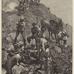 Mountain Battery, Egyptian Army (engraving)