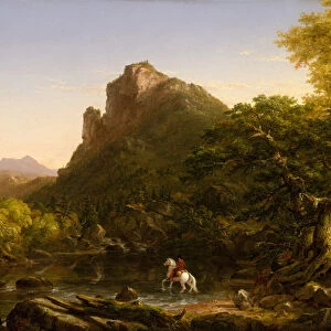 The Mountain Ford, 1846 (oil on canvas)