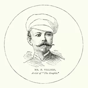 Mr F Villiers (engraving)