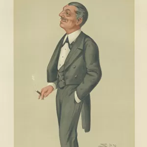 Mr Montagu Williams (colour litho)