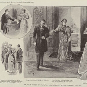Mr Oscar Wildes New Play, "An Ideal Husband, "at the Haymarket Theatre (engraving)