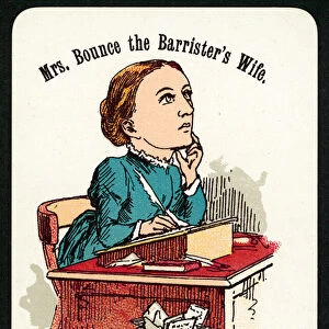 Mrs Bounce The Barristers Wife (colour litho)