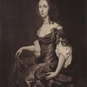 Mrs Ireton (Bridget Cromwell), eldest daughter of Oliver Cromwell (litho)