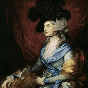 Mrs Sarah Siddons, the actress (1755-1831), 1785 (oil on canvas)