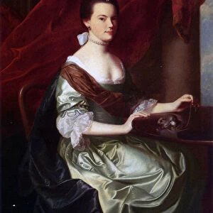 Mrs Theodore Atkinson Jr. (Frances Deering Wentworth), 1765 (oil on canvas)