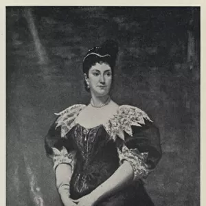 Mrs William Astor (litho)