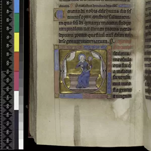 MS 300 f. 284v, Song of Songs, from the Psalter and Hours of Isabella of France, Paris, c