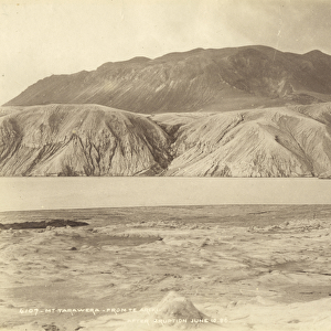 Mt. Tarawera from Te Ariki. After Eruption Jun 10. 86, July 1886 (albumen print)
