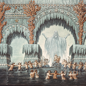 Muehleborns Water Palace, set design for a production of Undine