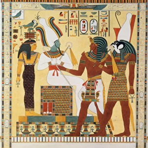 Mural from the Tombs of the Kings of Thebes, discovered by G