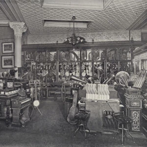 Musical Instruments Department, Harrods (litho)