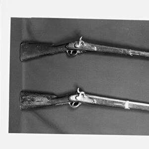 Two muskets used by John Browns men at Harpers Ferry