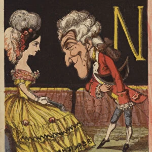 N is for nobleman (colour litho)