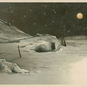 Nansens Fram expedition, 1895 (colour litho)