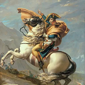 Napoleon (1769-1821) Crossing the Alps at the St Bernard Pass, 20th May 1800, c. 1800-01