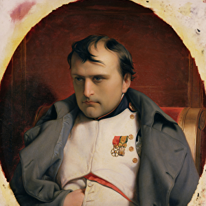 Napoleon (1769-1821) in Fontainebleau, 1846 (oil on canvas)