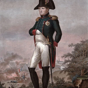 Napoleon 1e Grand Empereur des Francais Roi d Italie, 1810 (gravure)