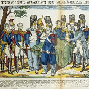 Napoleon attended the last moments of Marechal Duroc on May 22, 1813