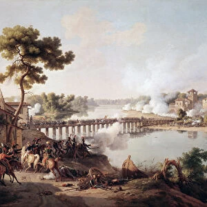 Napoleon Bonaparte giving orders during the Battle of Lodi, 10 May 1796 (Painting
