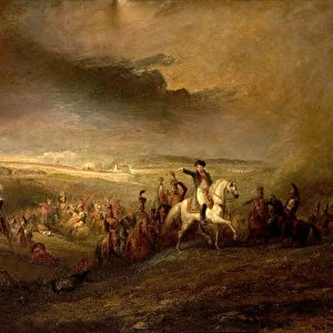 Napoleon Leaving the Field of Waterloo on 18th June 1815, c. 1816 (oil on canvas)
