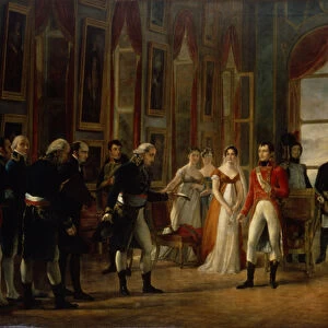 Napoleon receiving the senators and declaring himself emperor, 18th May 1804 (oil