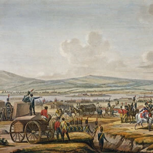 Napoleon Visiting the Siege Works at Danzig led by Marshal Le Febvre, 9 May 1807